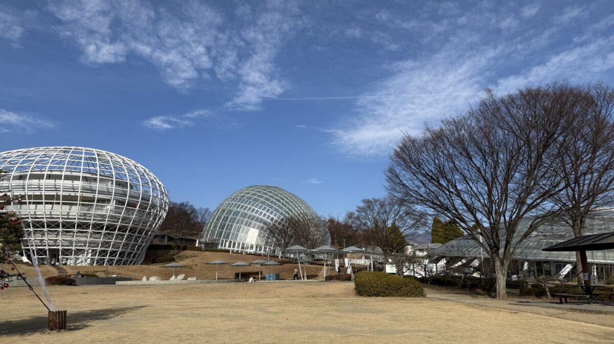 笛吹川フルーツ公園のメイン風景
