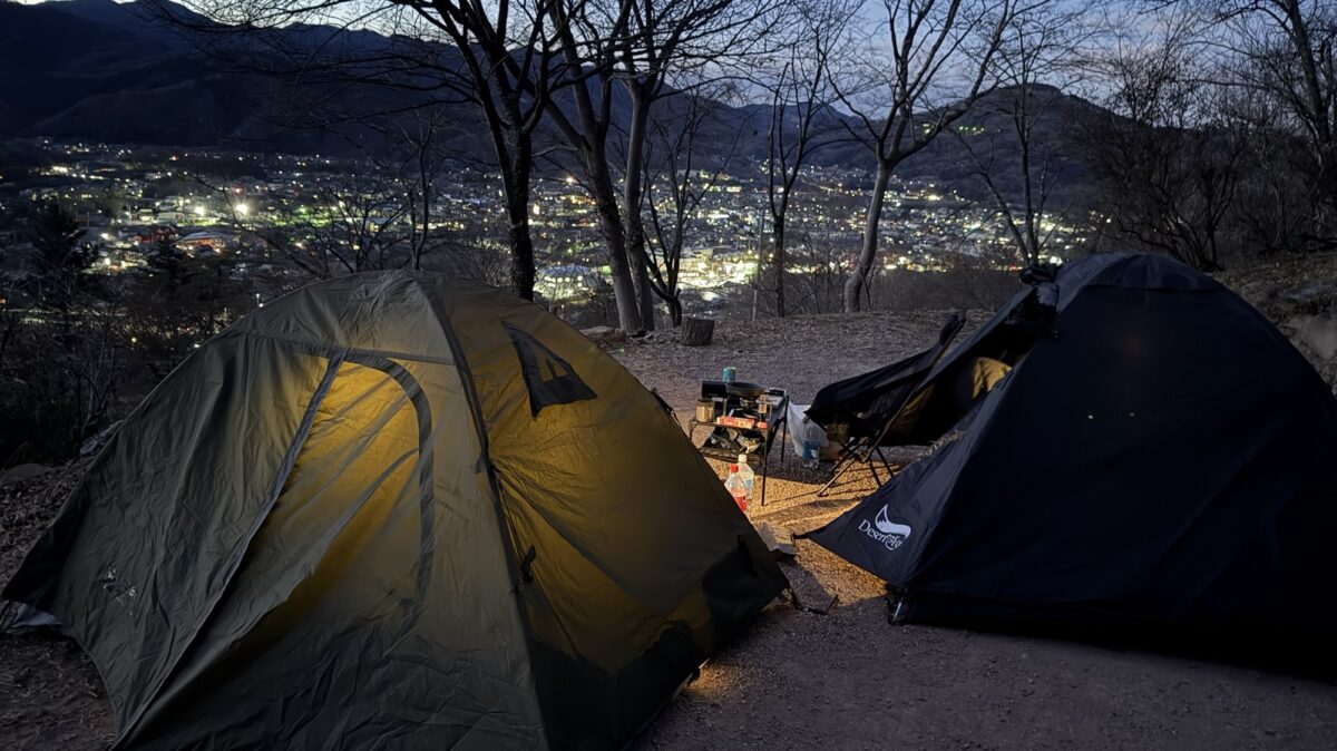 Mahora稲穂山 K5サイト 夜景