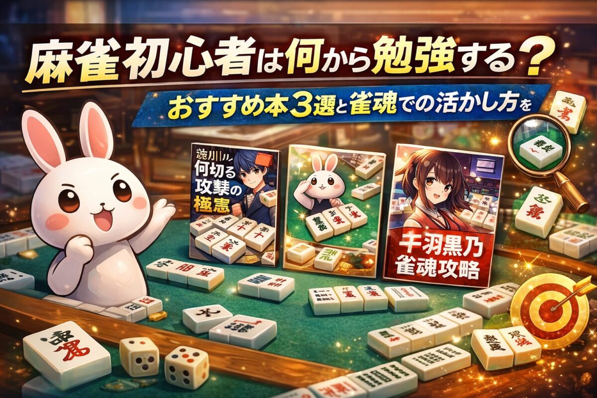 雀魂　初心者　おすすめ　本３冊