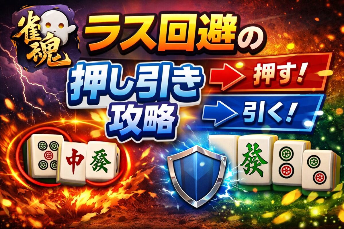 麻雀　ラス回避　攻略