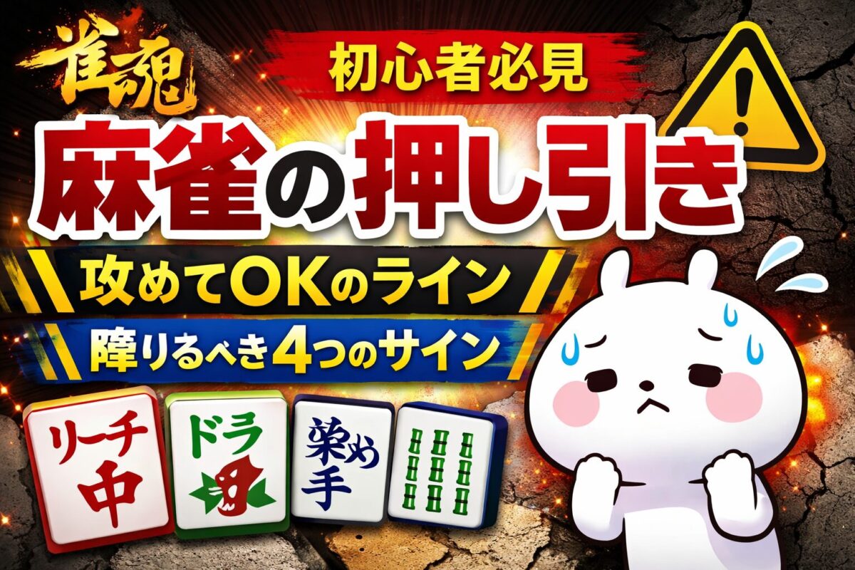 麻雀 押し引き 初心者